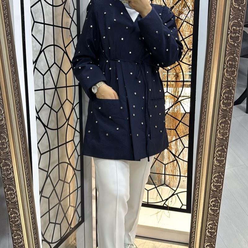 zımbalı blazer ceket